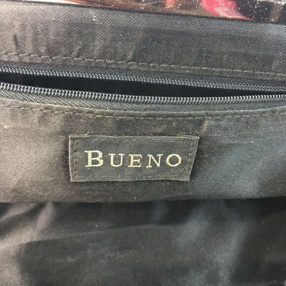 Womens Fabric Carpetbagger Handbag Floral Purse Kiss Lock Clasp Bueno U Short Ha - Picture 8 of 9